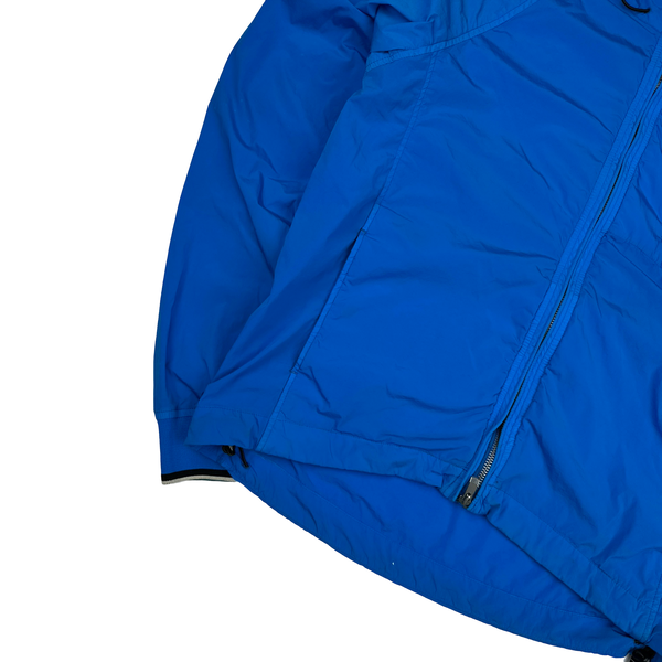 CP Company Blue Nycra Hooded Jacket - Medium