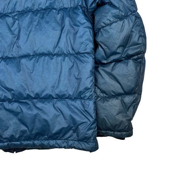 Stone Island Blue Garment Dyed Puffer Jacket - XL
