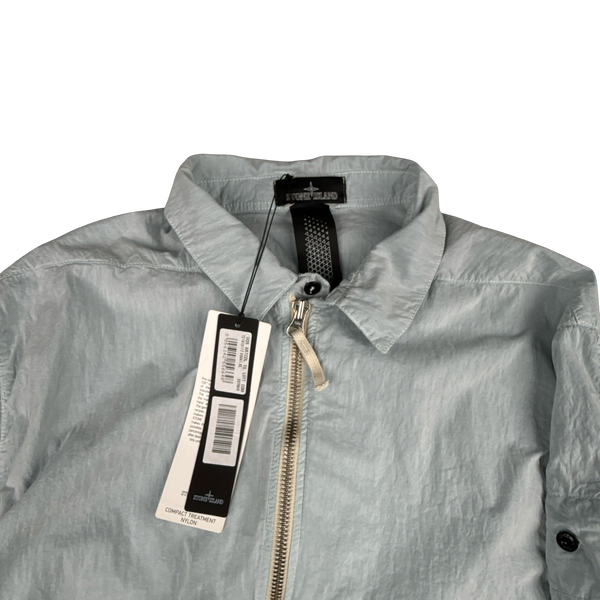Stone Island Shadow Project 2020 Blue Colour Block Cotton Pocket Zipped Jacket - XL