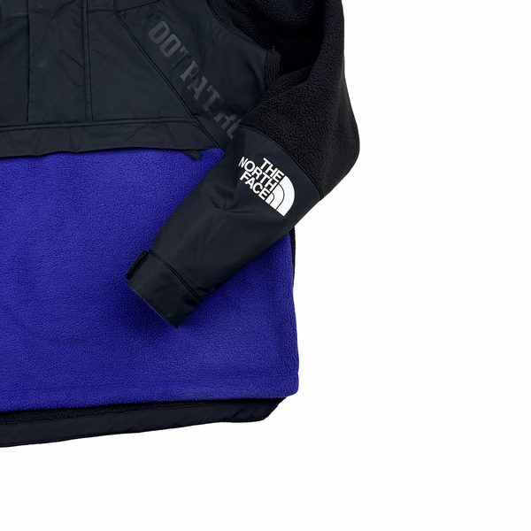 North Face X Footpatrol Thick Fleece Purple Nylon Pocket Jumper Jacket - Medium