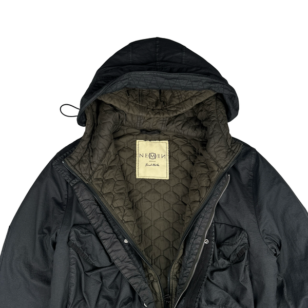 Nemen Nylon Padded Multi Pocket Lined Jacket - Large