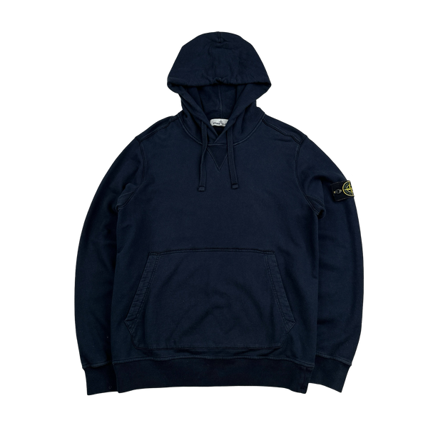 Stone Island 2018 Navy Pullover Hoodie - XL