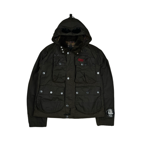 CP Company x Barbour Multi Pocket 500 Mille Waxed Jacket - XS