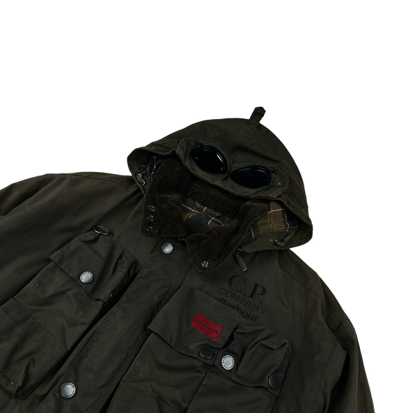CP Company x Barbour Multi Pocket 500 Mille Waxed Jacket - Large