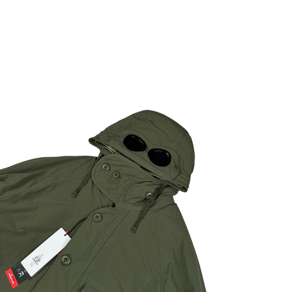 CP Company Khaki Dyshell Polartec Lined Goggle Field Jacket - Small, Medium, Large, 3XL