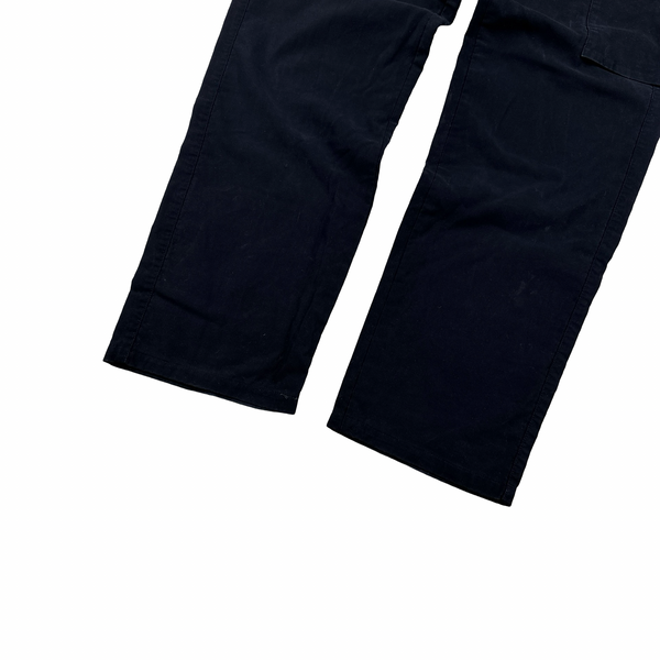 Stone Island 1997 Navy Spellout Cargos Trousers - Large