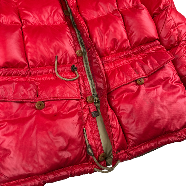 Ralph Lauren Red Down Filled Arctic Jacket - Small