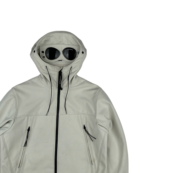 CP Company Off White Lined Soft Shell Jacket - Small