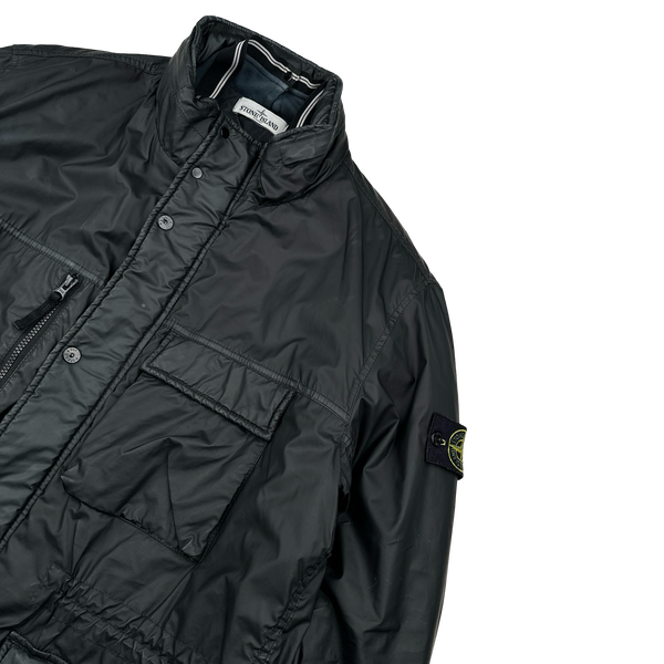 Stone Island 2012 Charcoal Mussola Gommata Field Jacket - 3XL