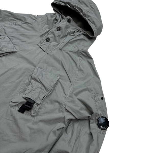 CP Company Grey Pullover Cotton Smock Overshirt - XL