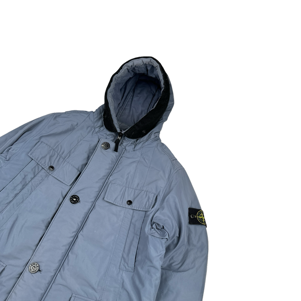 Stone Island Lilac 2019 Micro Reps Primaloft Parka Jacket - Medium