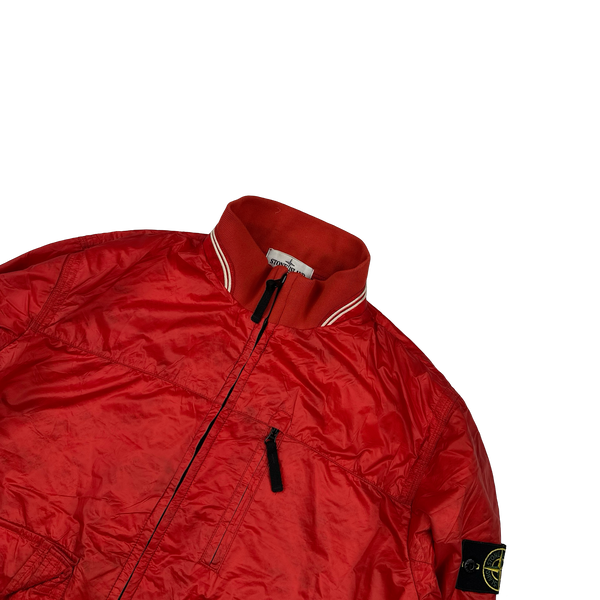 Stone Island 2013 Red Micro Rip Stop Tyveck Shield Jacket - XXL