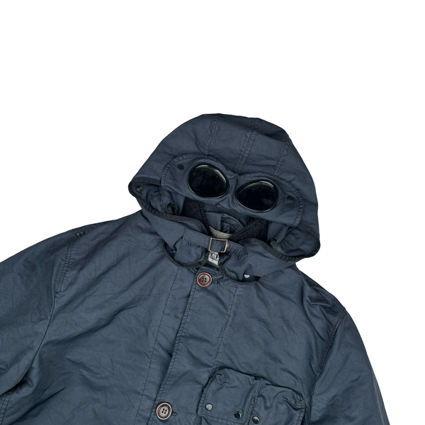 CP Company Navy Goggle MTP Liner Field Jacket - Large