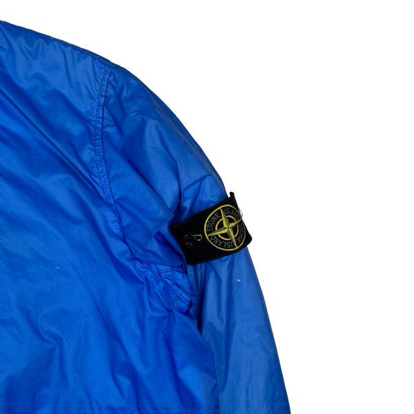 Stone Island 2011 Blue Tyveck Micro Rip Stop Bomber Jacket - Large