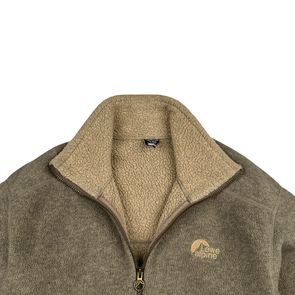 Lowe Alpine Alutian Brown Heavyweight Fleece Jumper - Small