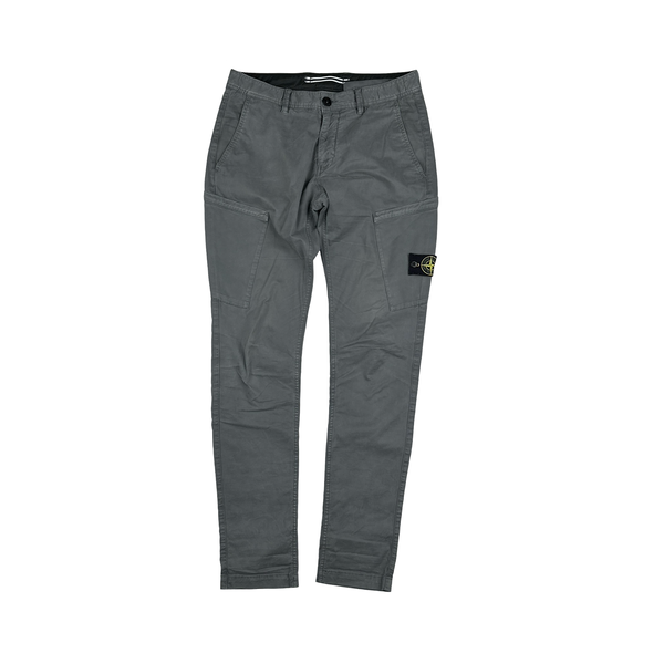 Stone Island 2017 SK Light Grey Cargo Trousers - Small