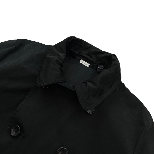Ten C David TC Double Breasted Pea Coat Waterproof Jacket - Large