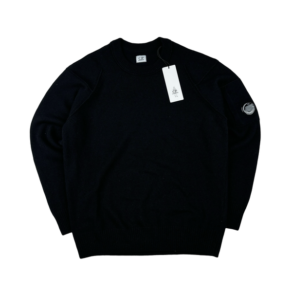CP Company Wool Lens View Crewneck Jumper - Medium