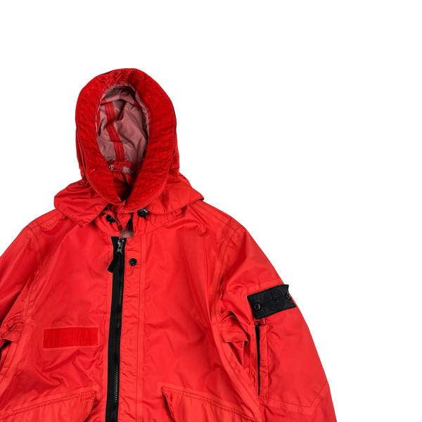 Stone Island 2015 Red Shadow Project Pulver R 3L Fishtail Parka Jacket - Medium
