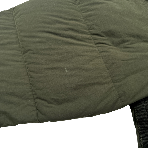 Stone Island 2023 Khaki Seamless Tunnel Nylon Down TC - Small