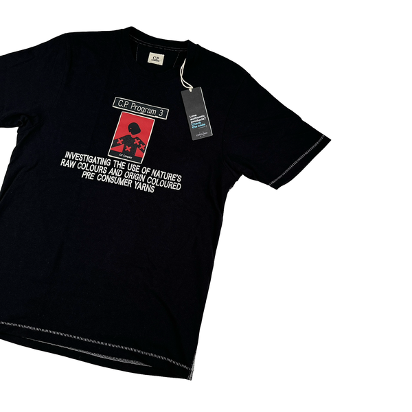 CP Company SEED_1 Black Graphic T Shirt