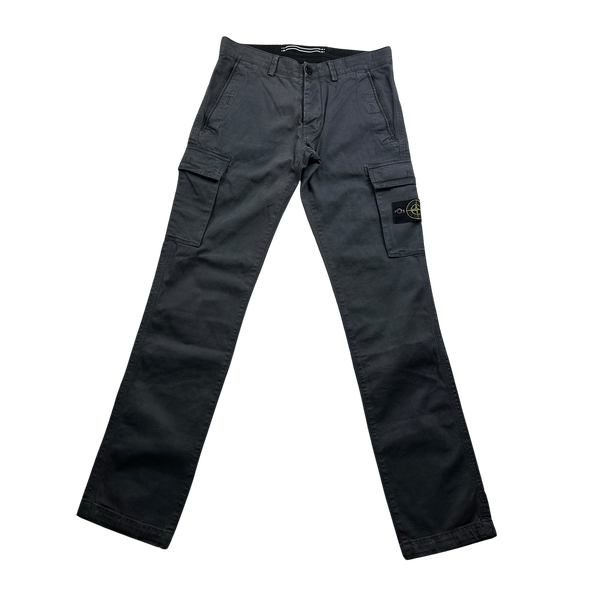Stone Island 2014 Grey Slim Fit Cargo Trousers - 28"