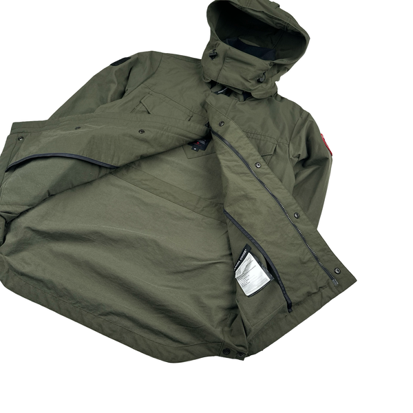 Canada Goose Dark Sage Voyager Nylon Hooded Jacket - Small