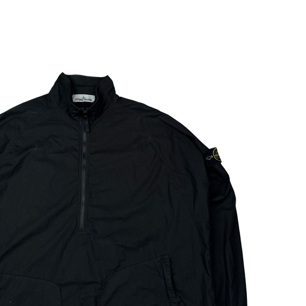Stone Island 2020 Black Quarter Zipped Overshirt Smock - Large