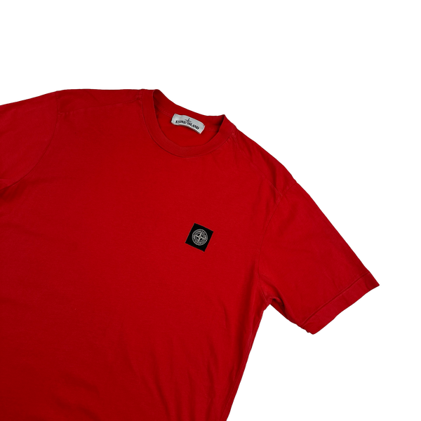 Stone Island 2016 Red Patch Compass T Shirt - Large
