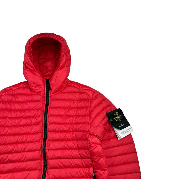 Stone Island 2022 Red Loom Woven R Nylon Down TC Puffer -Medium, Large, XXL