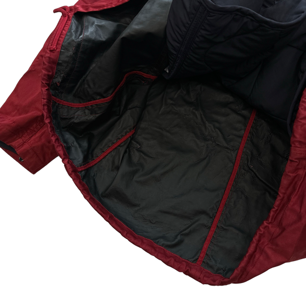 Stone Island Red Dutch Rope Raso Shoulder Badge Jacket - XL
