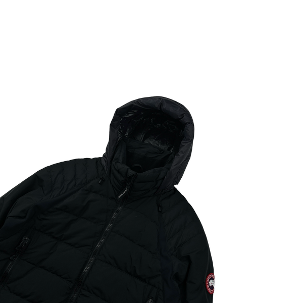 Canada Goose Black Premium Down Hybridge Base Puffer Jacket - Medium