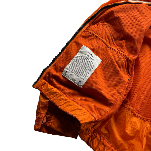 Stone Island 2012 Orange Membrana TC Hooded Jacket - XXL – Mat 