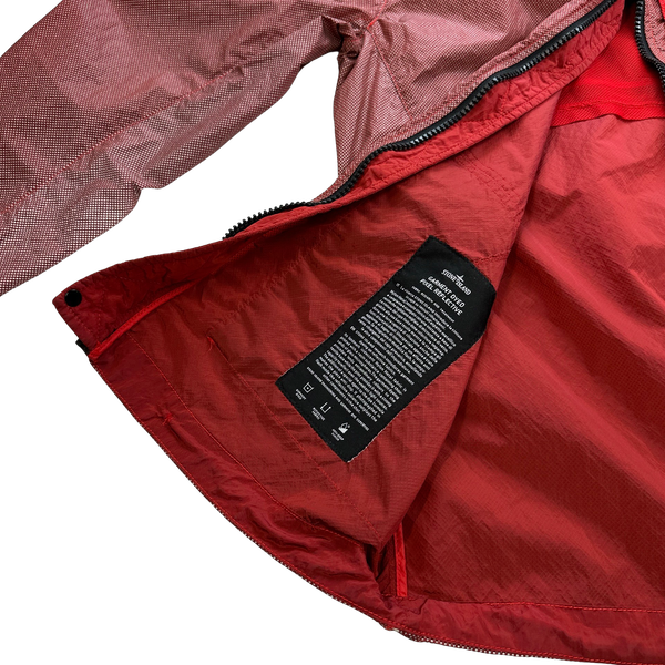 Stone Island 2016 Red Pixel Reflective Jacket - Medium