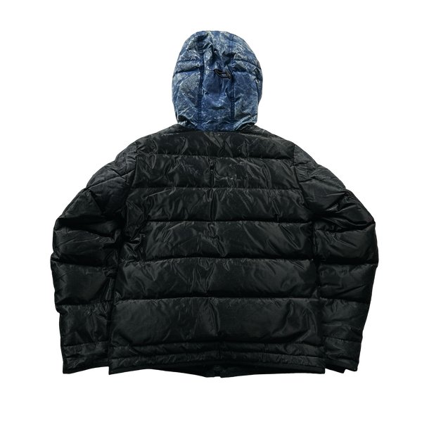Stone Island Blue Mesh Reflective Down Jacket - Small