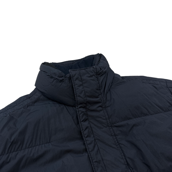 Stone Island 2016 Navy Garment Dyed Crinkle Reps Down Puffer Jacket - 3XL