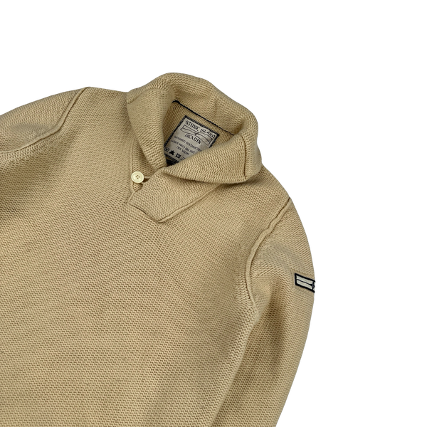 Stone Island 2006 Denims Cream Wool Pullover Jumper - XXL