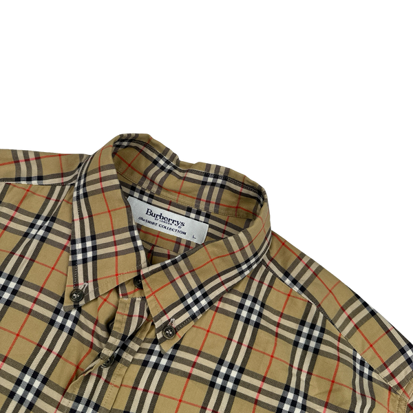Burberry Nova Check Button Up Shirt - Large