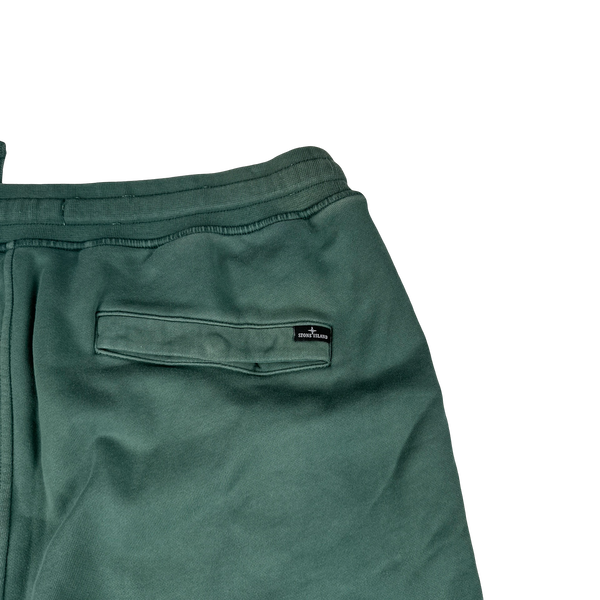 Stone Island 2023 Emerald Green Cotton Shorts - Large