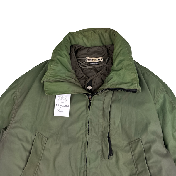 Stone Island Nylam Green Vintage AW2000 Rare Jacket - XL