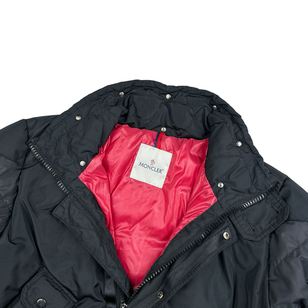 Moncler Afnor Down Filled Black Jacket - Medium