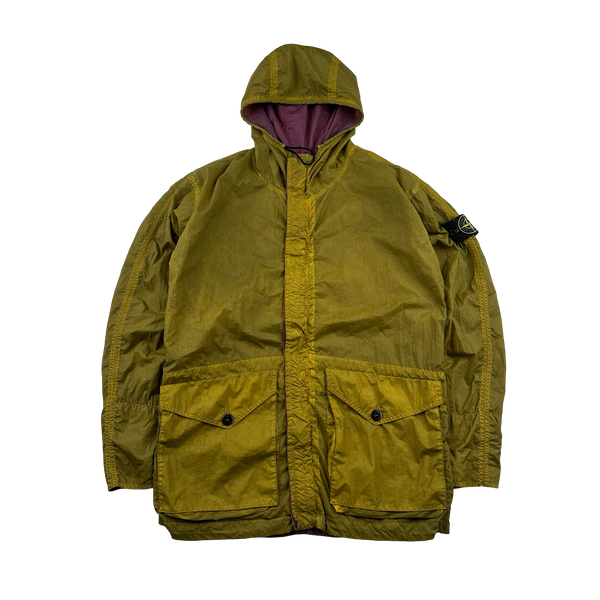 Stone Island 2010 Rare Hyperlight Nylon Reversible Green