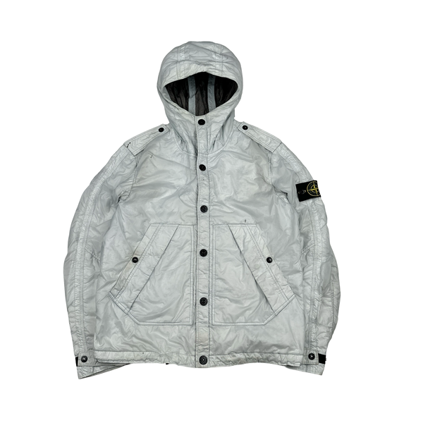 Stone Island 2011 White Tyveck Mesh Lined Jacket - Medium