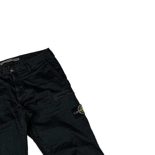 Stone Island 2021 Black SK Cargo Trousers - 32"