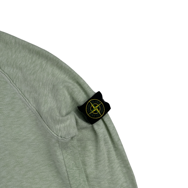Stone Island 2018 Mint Marl Crewneck Sweatshirt - Medium