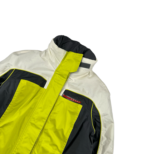 Prada Rare Nylon Shell Padded Winter Active Colour Block Ski Jacket - Small