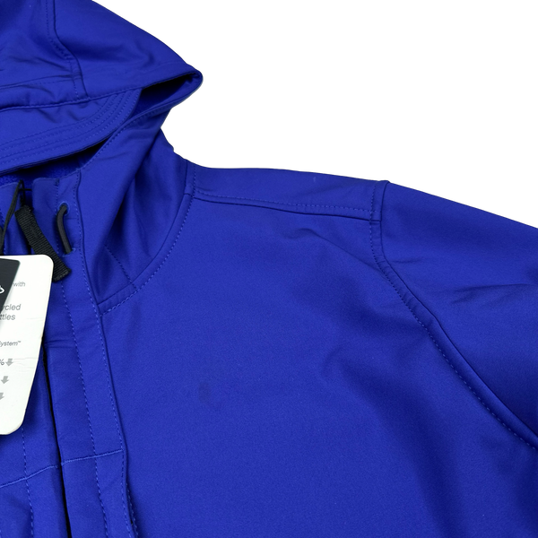 Stone Island Blue Soft Shell R e Dye Hooded Jacket Large Mat s Island