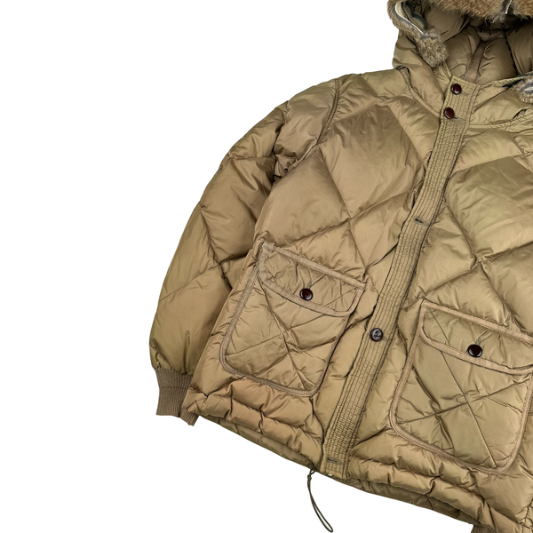 CP Company Vintage Piuma Doca Down Fur Hood Jacket - Small