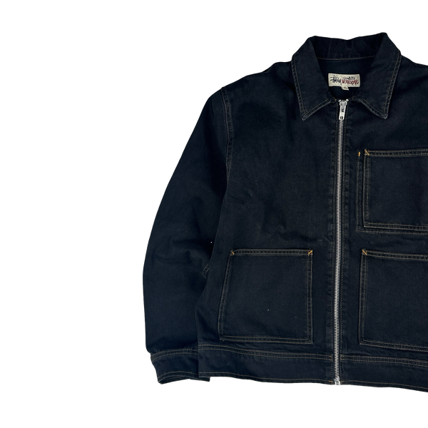 Stussy Workgear Multi-Pocket Denim Jacket - Medium