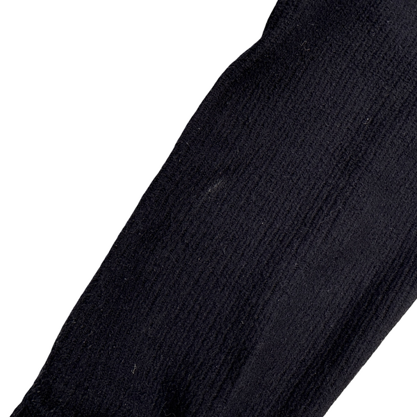 Stone Island 2002 Black Lightweight Knitted Hooded Zip up Compass Jumper - Medium